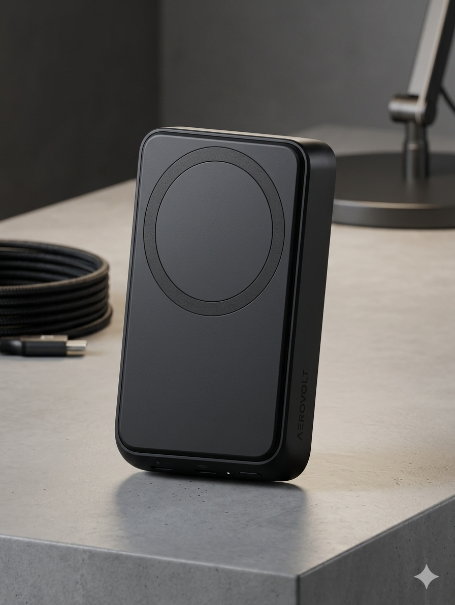 Aerovolt MagMirror™ — Stealth Black