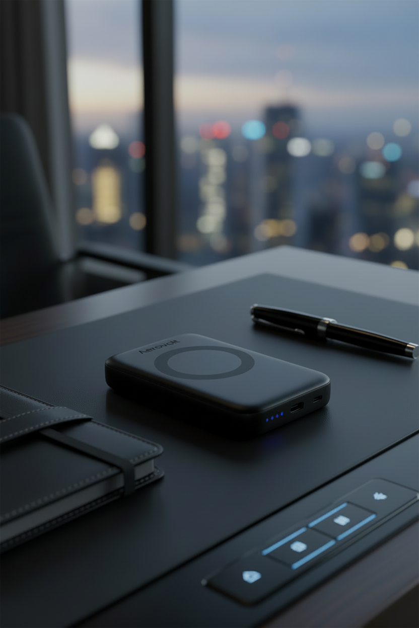 Aerovolt MagMirror™ — Stealth Black